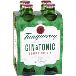 Photo of Tanqueray Gin & Tonic Bottles