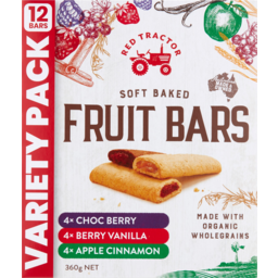 Photo of Red Tractor Soft Baked Variety Pack Fruit Bars 12 Pack 360g