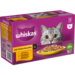 Photo of Whiskas Favs Chicken Jell 18 Pack