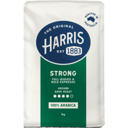 Photo of Harris Strong Full Bodied & Bold Espresso Dark Roast Ground Coffee 1kg