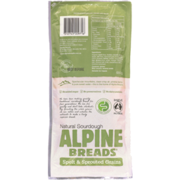 Photo of Alpine Breads Spelt & Sprouted Grains 640g