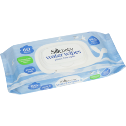 Photo of Silk Water Baby Wipes 60 Pack