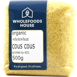 Photo of Wholefoods House Cous Cous Organic Wholewheat 500g