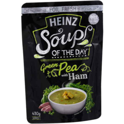 Photo of Heinz Soup Of The Day Green Pea With Ham Soup Pouch 430g