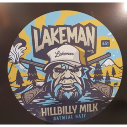 Photo of Lakeman Hillbilly Milk Oatmeal Hazy IPA 440ml