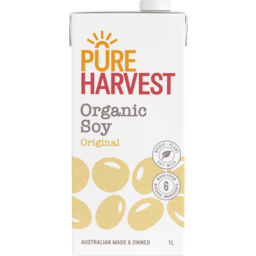 Photo of Pure Harvest Organic Soy Milk 1l