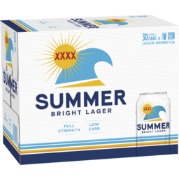 Photo of XXXX Summer Bright Lager Cans