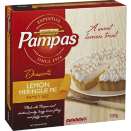 Photo of Pampas Family Size Pie Lemon Meringue Frozen 500g