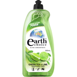 Photo of Earth Choice Ultra Concentrate Dishwashing Liquid Green Tea & Lime 900ml