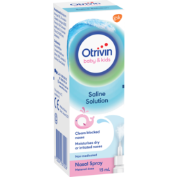 Photo of Otrivin Baby & Kids Nasal Spray For Cleansing Nasal Cavities, 15ml 15ml