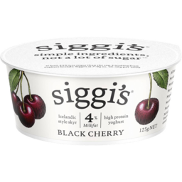 Photo of Siggi's Yoghurt 4% Black Cherry