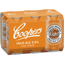 Photo of Coopers Mild Ale Can 375ml 6pk