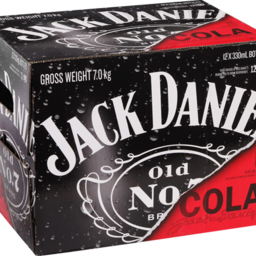 Photo of Jack Daniel's 4.8% & Cola 12x330ml Bottles