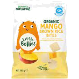 Photo of Little Bellies Organc Mango Brown Rice Bites 100g 12+ Months