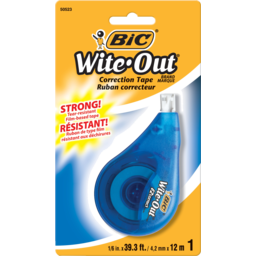Photo of Bic Wite Out Correction Tape Single Pack