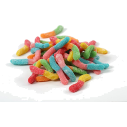 Photo of Yummy Sour Glo Worms 250gm