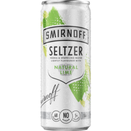 Photo of Smirnoff Seltzer Lime Can