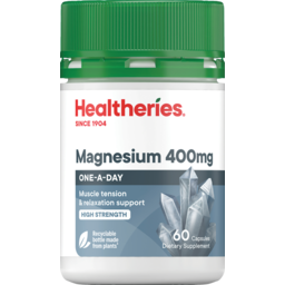 Photo of Healtheries Magnesium 400mg 60 Pack