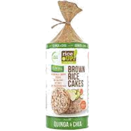 Photo of RICE UP Org Brown Rice Cakes Chia & Quinoa 120g