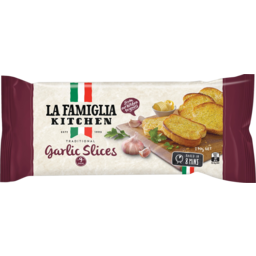 Photo of La Famiglia Kitchen Traditional Garlic Bread Slices 9 Pack