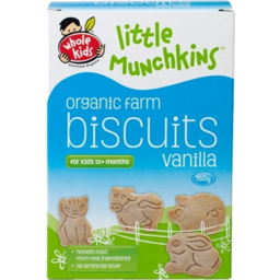 Photo of Whole Kids Organic Vanilla Biscuits 150gm