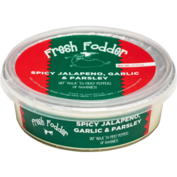 Photo of Fresh Fodder Dip Spicy Jalapeno, Garlic & Parsley 200g
