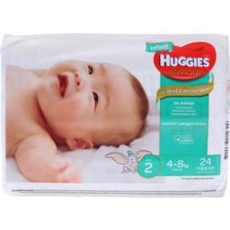 Photo of Huggies Infant Nappies Size 2 (4-8kg) 24 Pack 