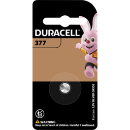 Photo of Duracell Specialty 377 Silver Oxide Battery 1 Pack
