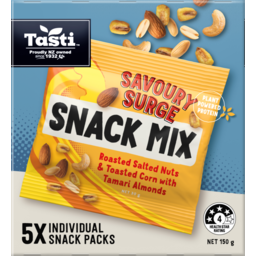 Photo of Tasti Snack Mix Savoury Surge 5 Pack