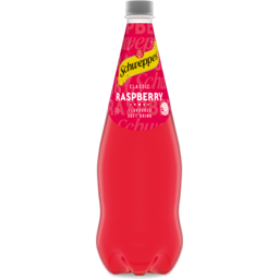 Photo of Schweppes Traditional Raspberry Soft Drink Bottle 1.1l