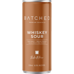 Photo of Batched Cocktails Whiskey Sour 6% Can