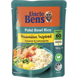 Photo of Uncle Ben's Poké Bowl Microwave Rice - Hawaiian Inspired Coconut & Lemongrass