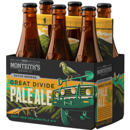Photo of Monteith's Great Divide Pale Ale 6 x 330ml Bottles