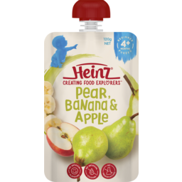 Photo of Heinz Simply Pear Banana & Apple 120gm