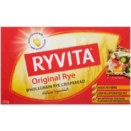 Photo of Ryvita Original Rye Crispbread 250gm