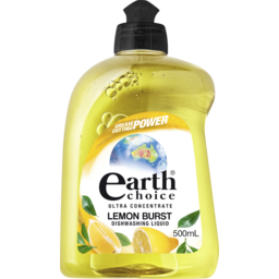 Photo of Earth Choice Ultra Concentrate Dishwashing Liquid Lemon Burst 500ml