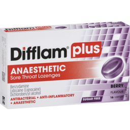 Photo of Difflam Plus Anaes Berry Loz 16's