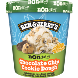 Photo of Ben & Jerrys Non Dairy Chocolate Chip Cookie Dough Frozen Dessert
