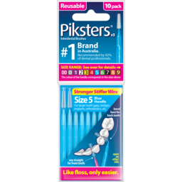 Photo of Piksters® Interdental Brushes Blue Size 5 10pk