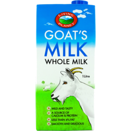 Photo of Living Planet Goats Whole Milk Long Life Milk 1l