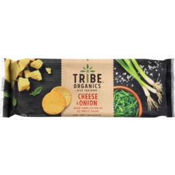 Photo of Tribe Organics Rice Crackers Cheese & Onion 100g