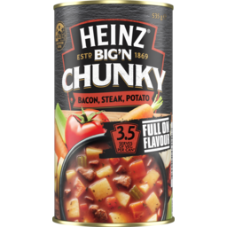 Photo of Heinz Big N Chunky Bacon Steak & Potato Soup 535g