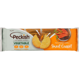 Photo of Peckish Vegetable Crackers Sweet Carrot 90g