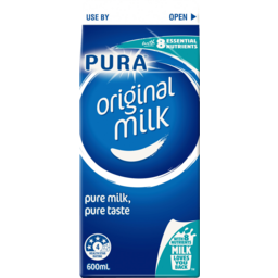 Photo of Pura Whole Fresh Milk 600ml