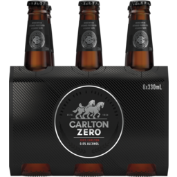 Photo of Carlton Zero Bottle 330ml 6 Pack