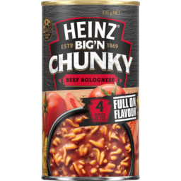 Photo of Heinz Big N Chunky Beef Bolognese Soup 535g