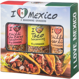 Photo of I Love Mexico Season Grinder 3pk