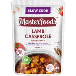 Photo of Masterfoods Slow Cooker Lamb Casserole Recipe Base