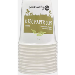 Photo of Community Co Paper Cups 200mL 10pk