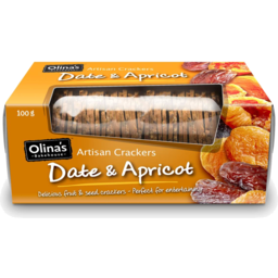 Photo of Olina's Bakehouse Artisan Cracker Date & Apricot 100g 100g